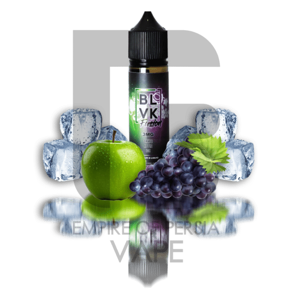 جوس بی ال وی کی انگور،سیب و یخ BLVK GRAPE APPLE ICE