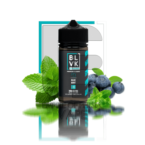 جوس بی ال وی کی بلوبری نعنایی خنک BLVK BLUE MINT 100ML
