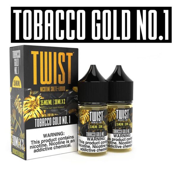 سالت نیکوتین تویست تنباکوی شیرین TWIST TOBACCO GOLD NO.1
