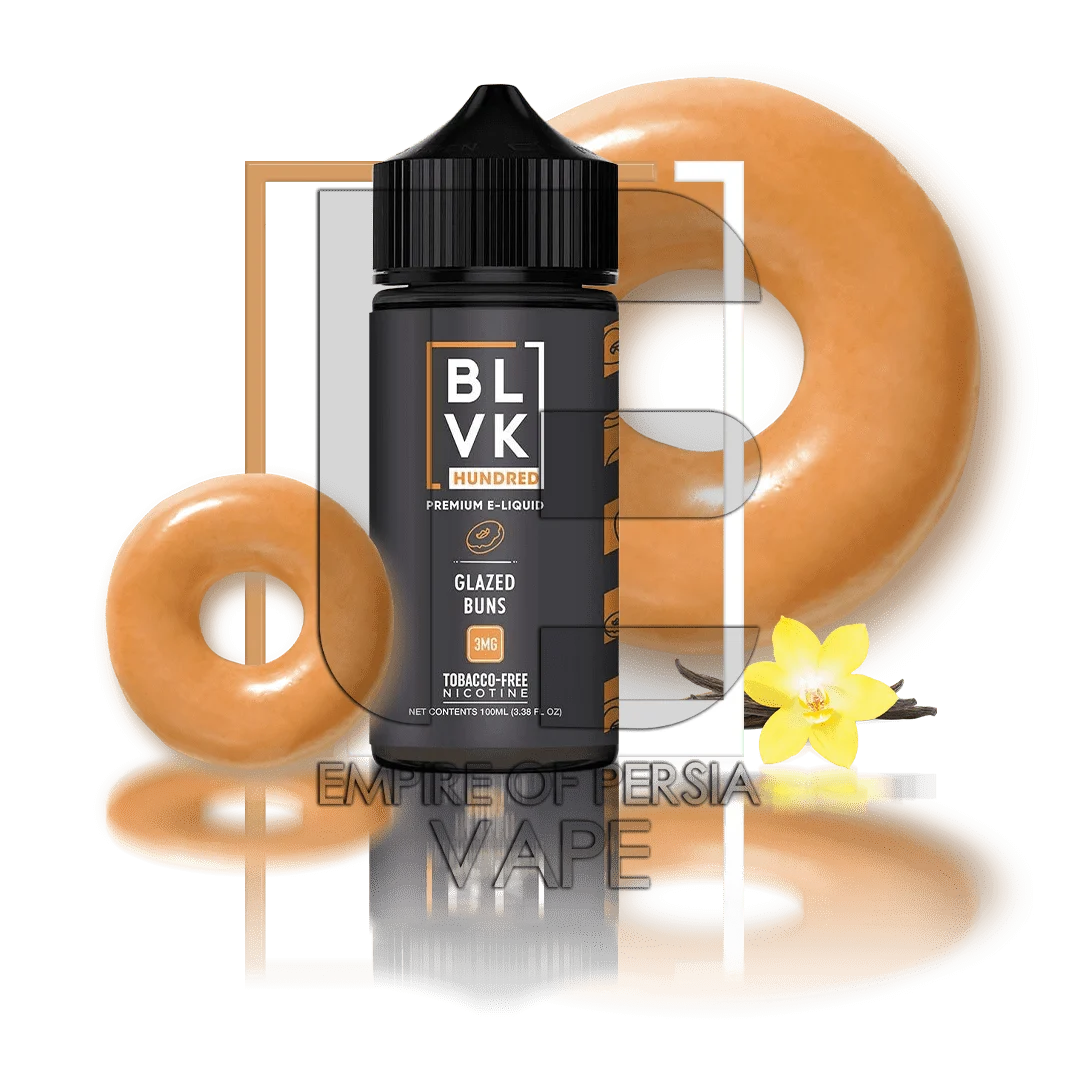 جوس بی ال وی کی دونات وانیلی شیرین BLVK GLAZED BUNS 100ML