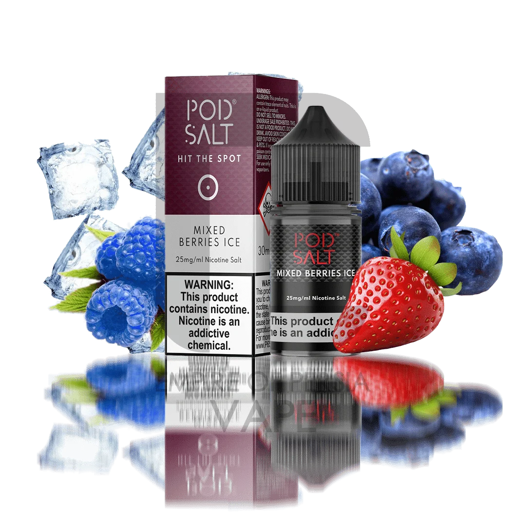 سالت نیکوتین پاد سالت میکس بری ها و یخ POD SALT MIXED BERRIES ICE