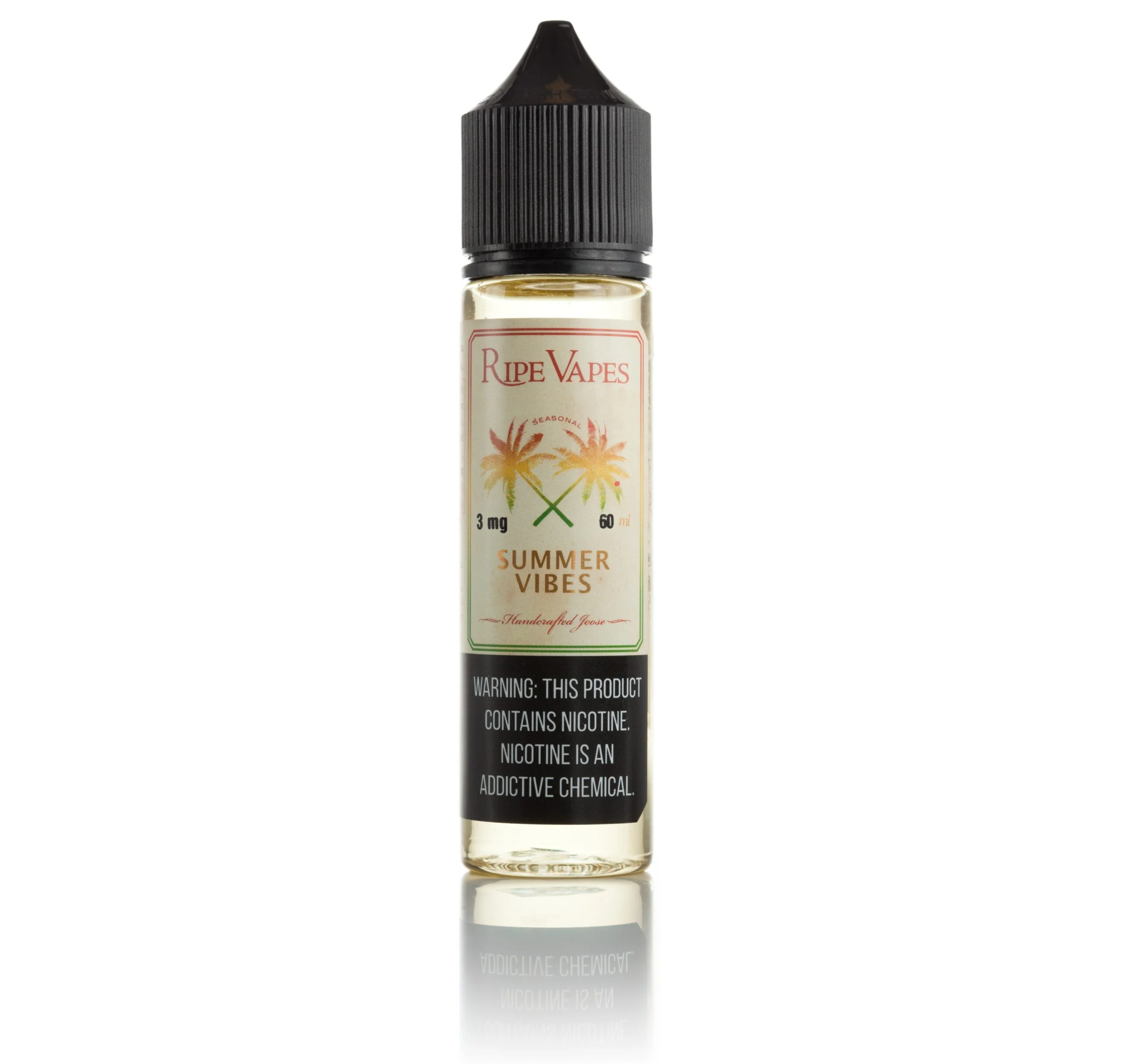 جوس رایپ ویپز توت فرنگی،نارگیل و موز با کمی لیموترش RIPE VAPES SUMMER VIBES 60