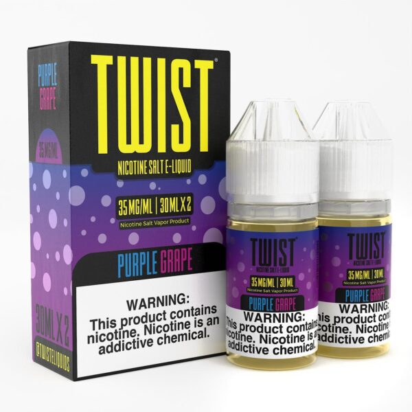 سالت نیکوتین توئیست انگور سیاه و بری ها TWIST PURPLE GRAPE