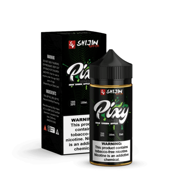 جوس شیجن ویپور سیب سبز ترش SHIJIN VAPOR PIXY SOUR GREEN APPLE 100