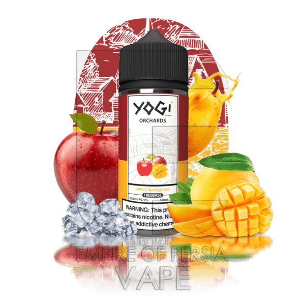جوس یوگی سیب قرمز و انبه خنک YOGI ORCHARDS APPLE MANGO ICE