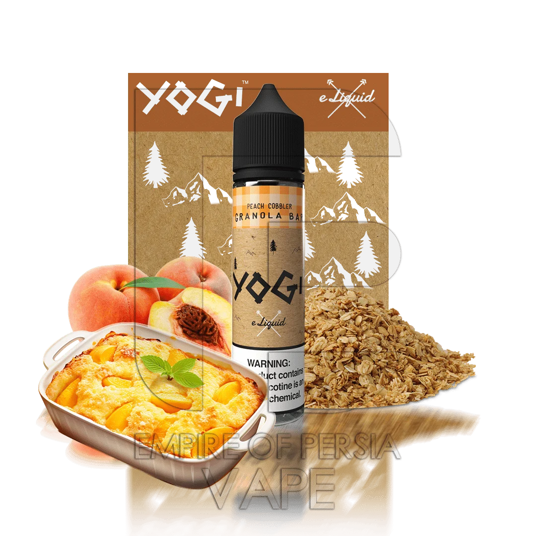 جوس یوگی گرانولا بار و کابلر هلو YOGI GRANOLA BAR PEACH COBBLER